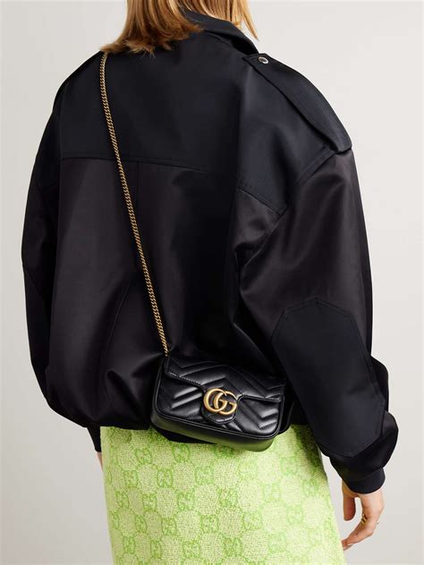 gucci gg marmont mini quilted leather shoulder bag|authentic Gucci Marmont small bag.